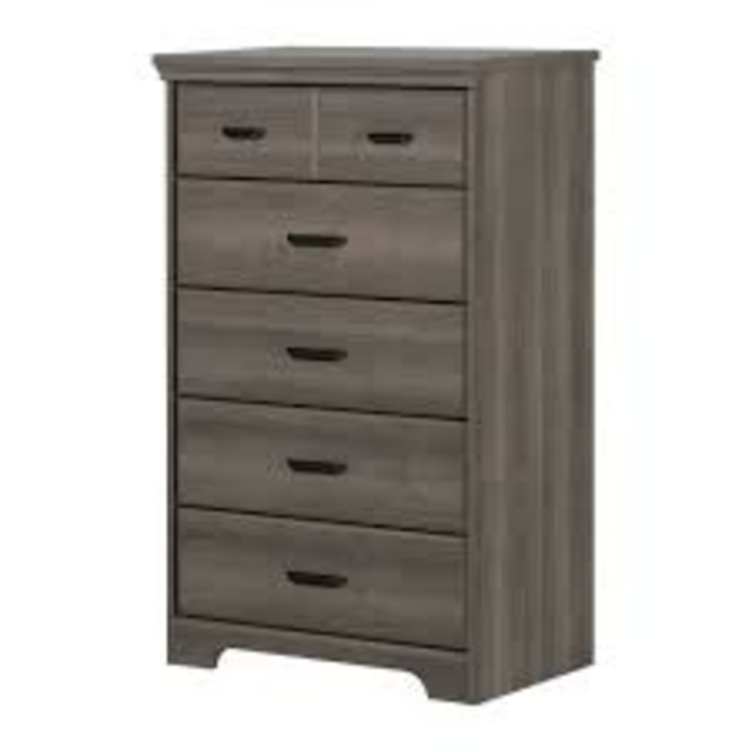 South Shore Furniture Dark Gray Wood Dresser - image-0