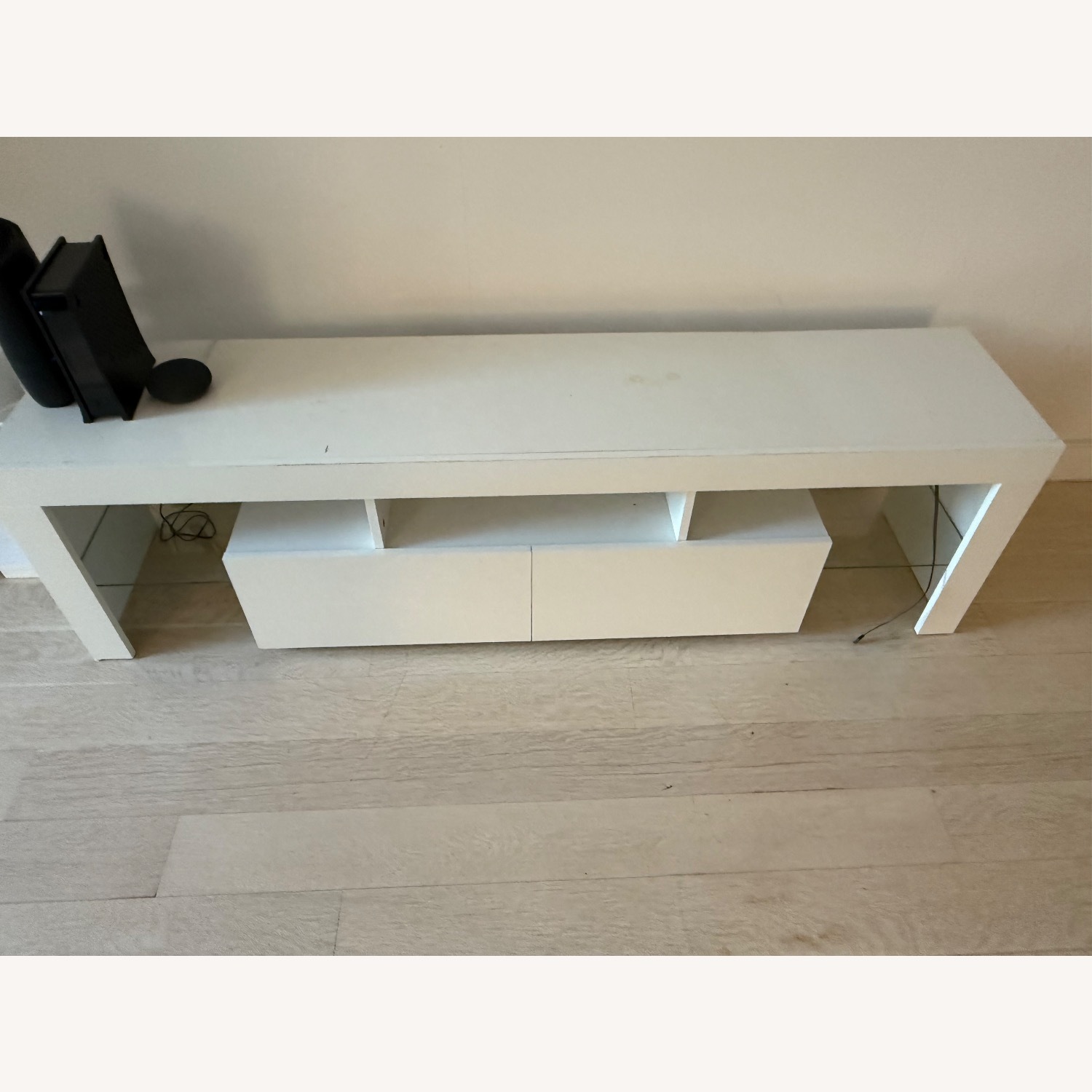 Bed Bath & Beyond White Media Storage - image-2