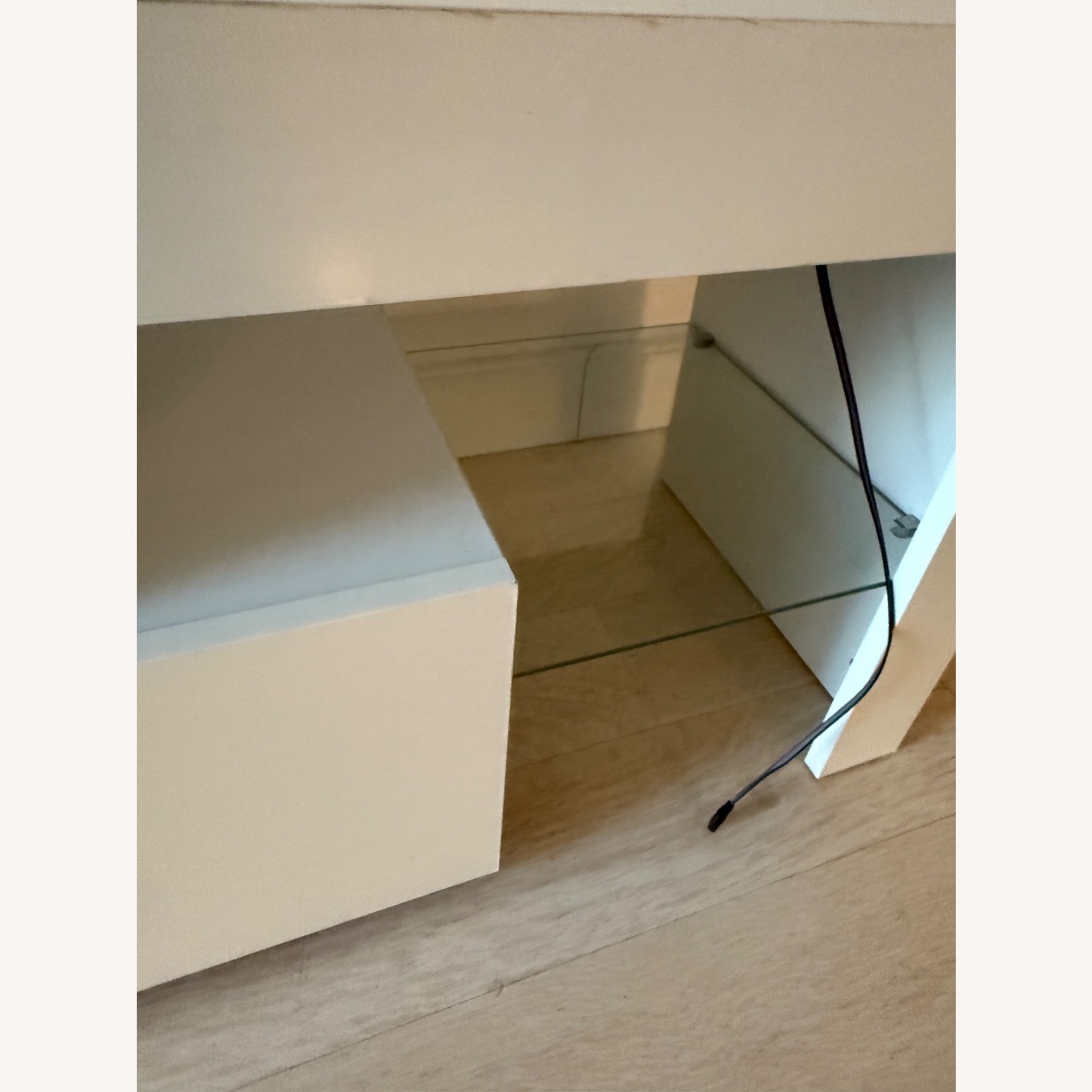 Bed Bath & Beyond White Media Storage - image-6