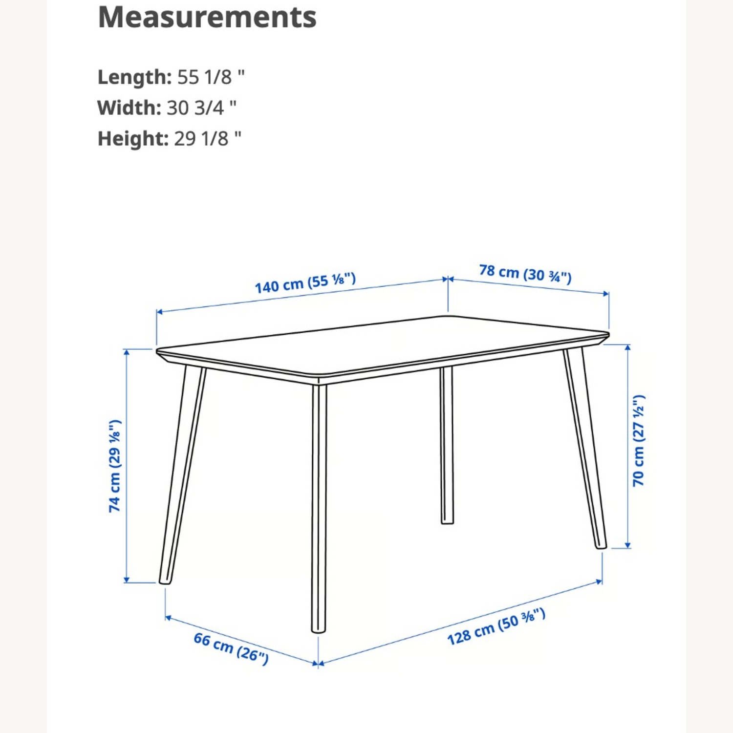 IKEA Lisabo Wood Veneer Dining Table - image-6
