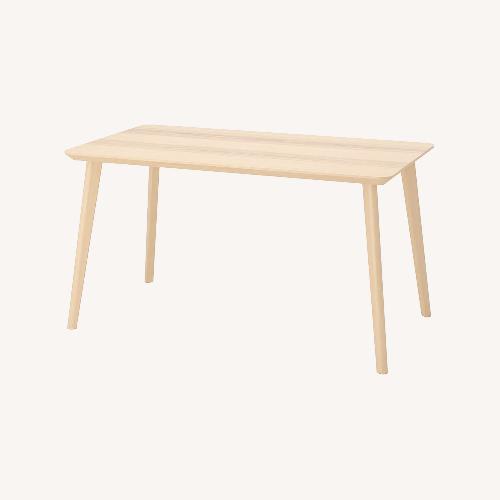 Used IKEA Lisabo Wood Veneer Dining Table for sale on AptDeco