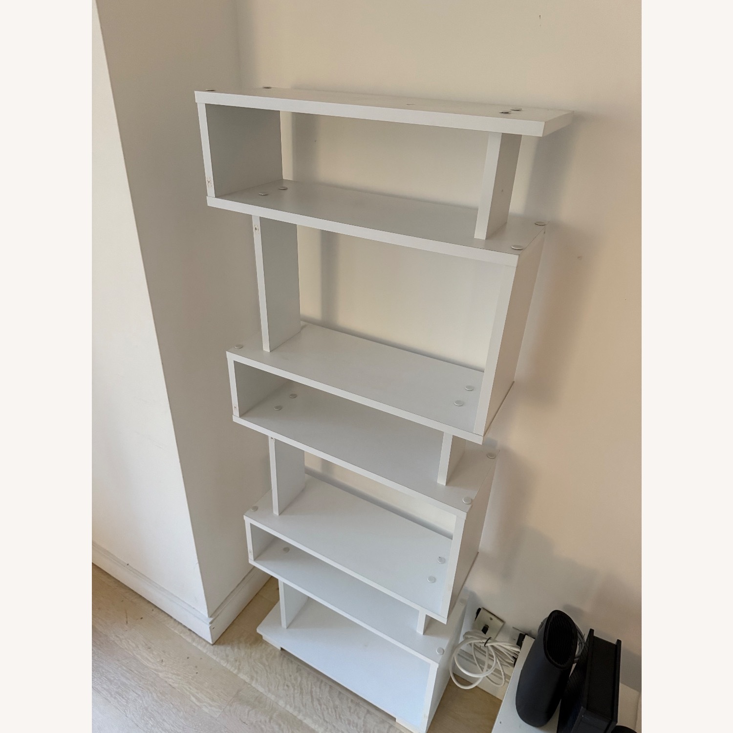 Amazon White Wood Bookcase - image-3