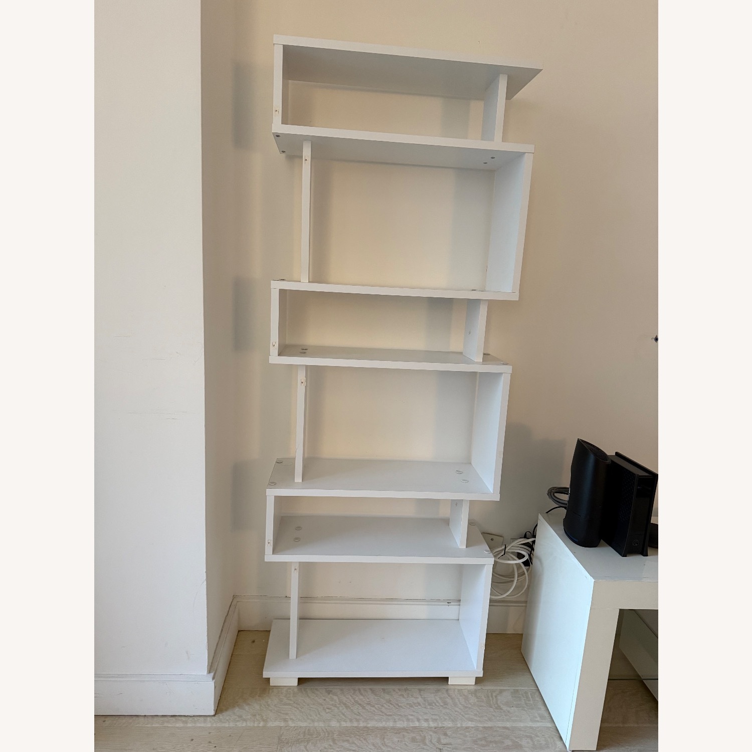 Amazon White Wood Bookcase - image-1