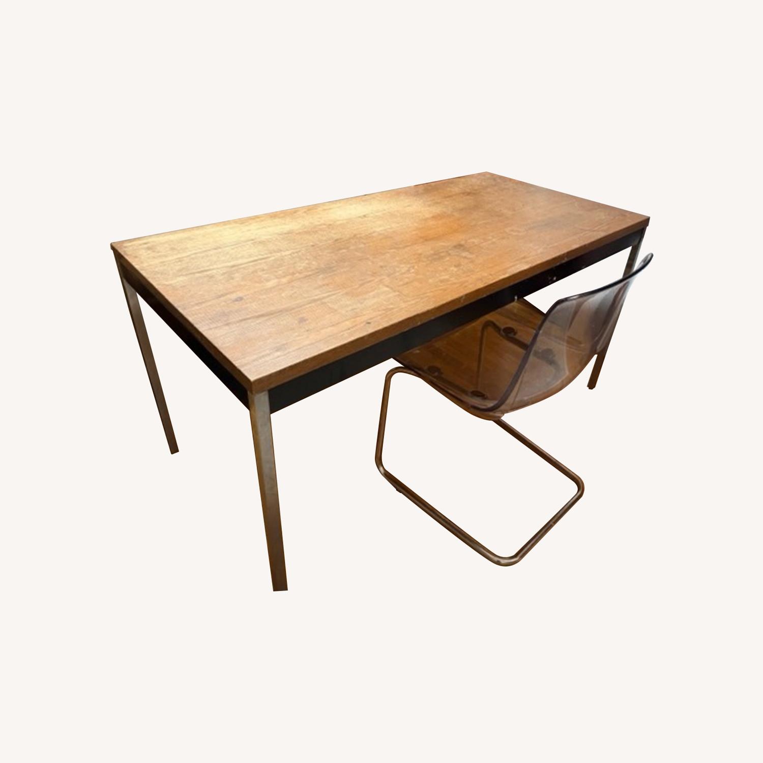 Steelcase 5ft Wood Table/Desk - image-0