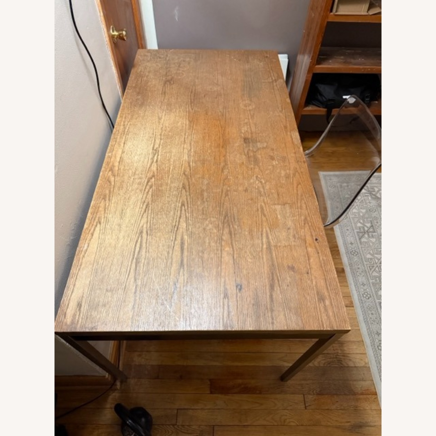Steelcase 5ft Wood Table/Desk - image-2
