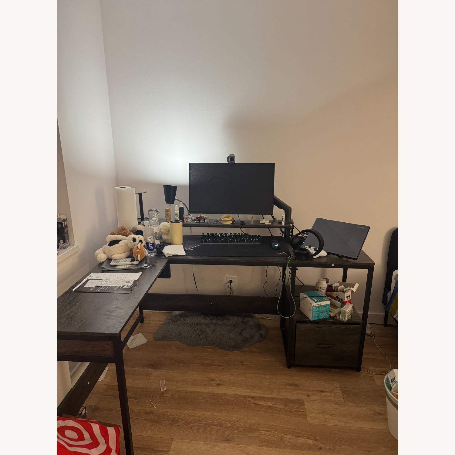 Amazon Dark Brown Desk - image-1