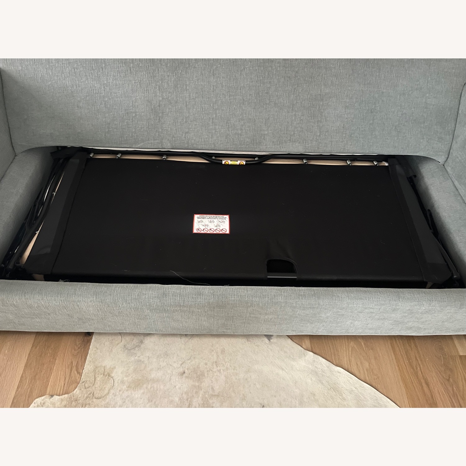 Macy's Radley Blue Fabric Sleeper Sofa - image-5