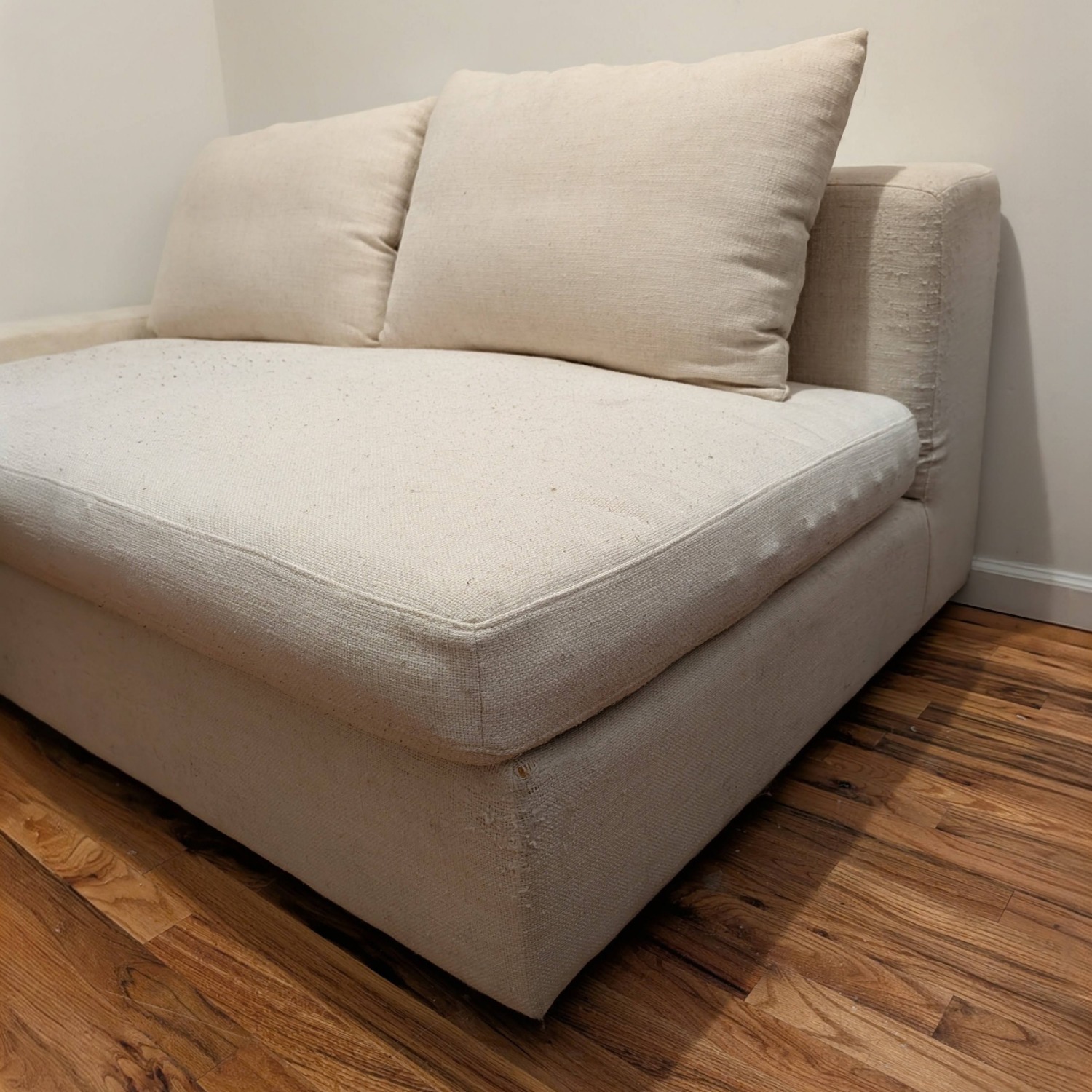 CB2 Half of Arlo Sofa Sectional Couch - image-3