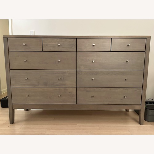 Used Room & Board Calvin Light Gray Wood Dresser for sale on AptDeco