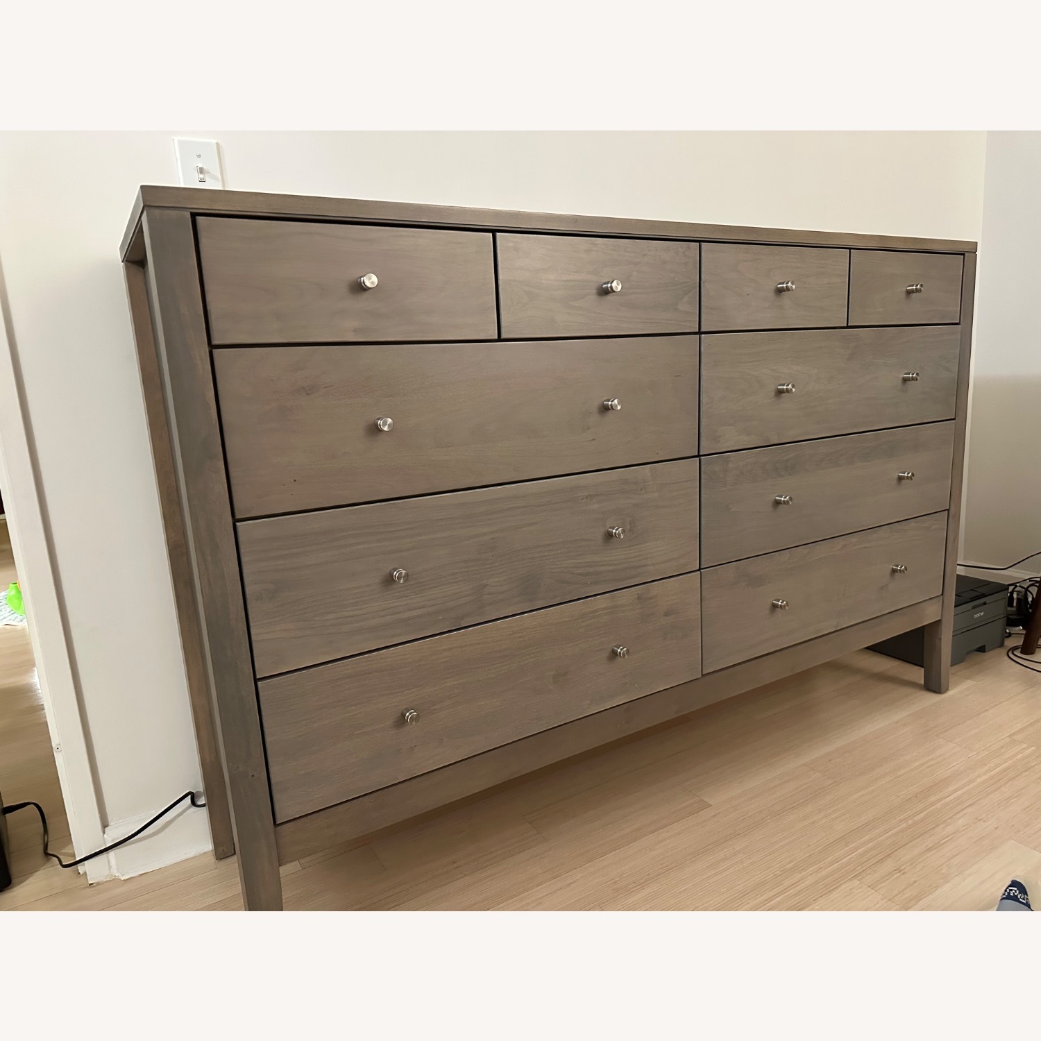 Room & Board Calvin Light Gray Wood Dresser - image-6