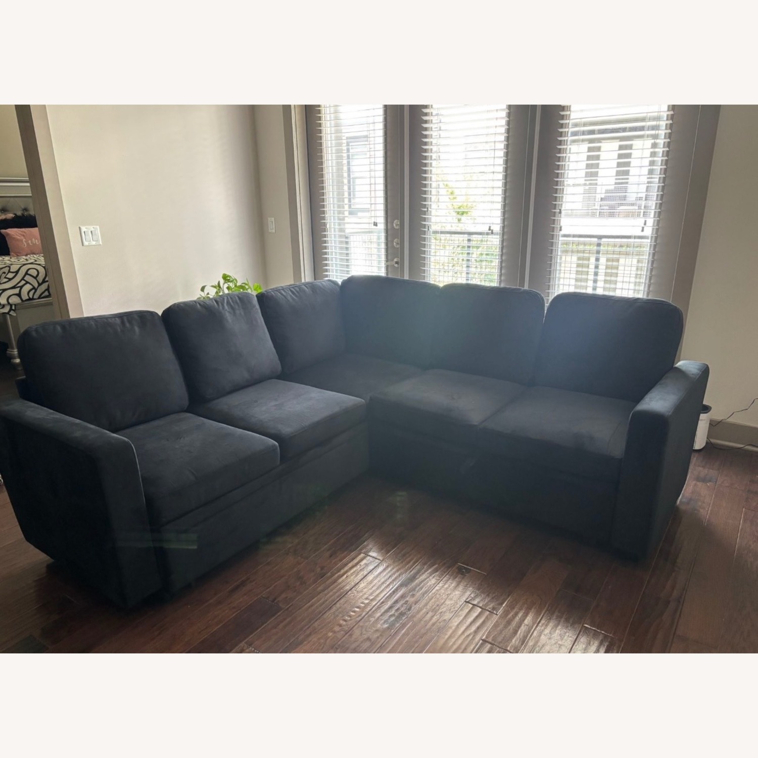 Wayfair Black 3+ Seater Sofa - image-2