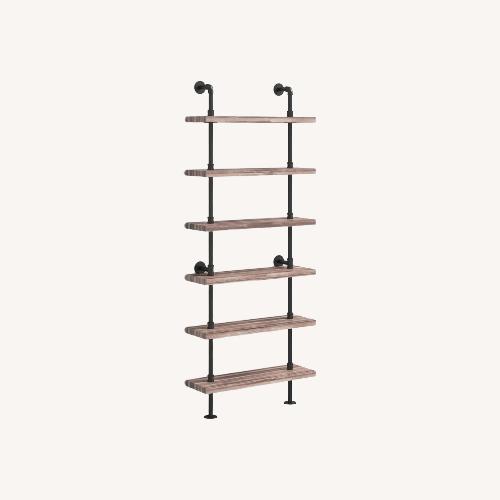 Used Wayfair Iron Pipe Wall Mount Ladder Bookcase for sale on AptDeco