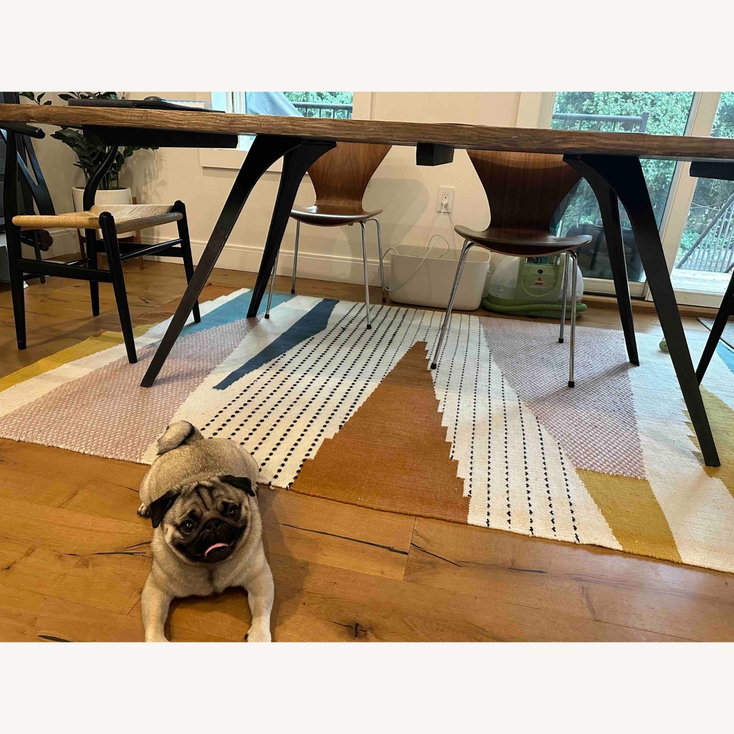 Dwell Studio Greer Modern Farmhouse Dining Table - image-2