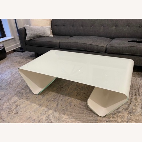 Used Wayfair Tempered Glass Coffee Table for sale on AptDeco