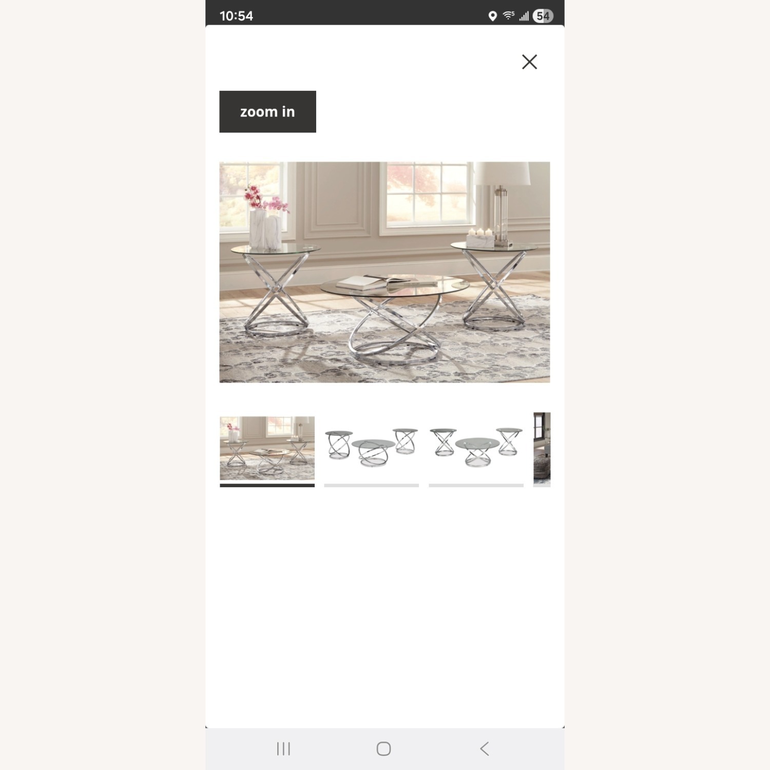 Ashley Furniture Glass Coffee Table - image-3