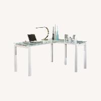Ashley L-Shaped Home Office Desk