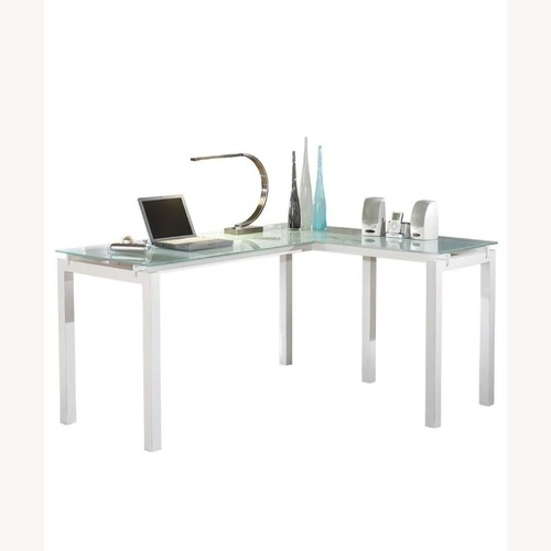 Used Ashley L-Shaped Home Office Desk for sale on AptDeco