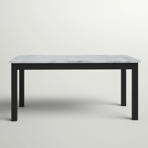 Used Wayfair Marble Dining Set and 6 Chairs for sale on AptDeco