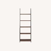 Target Indust Ladder Shelf Leaning Wall Bookcase Rustic