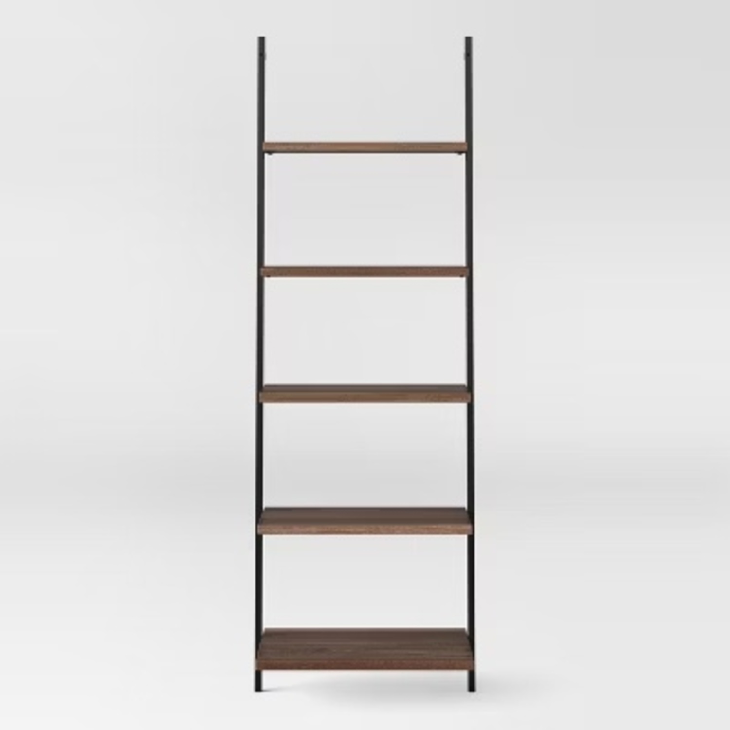 Target Indust Ladder Shelf Leaning Wall Bookcase Rustic - image-0