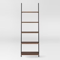 Target Indust Ladder Shelf Leaning Wall Bookcase Rustic