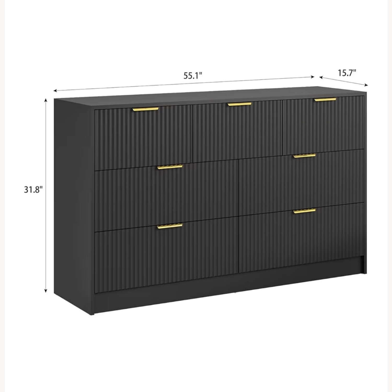 Wayfair Dresser 9 Drawers 63" Wide - image-5
