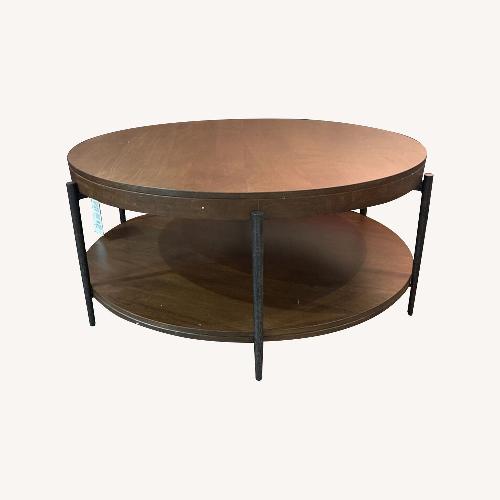 Used Hekman Furniture Bedford Round Wood Coffee Table for sale on AptDeco