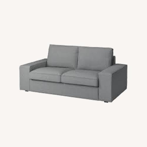 Used IKEA Kivik Loveseat Light Grey for sale on AptDeco