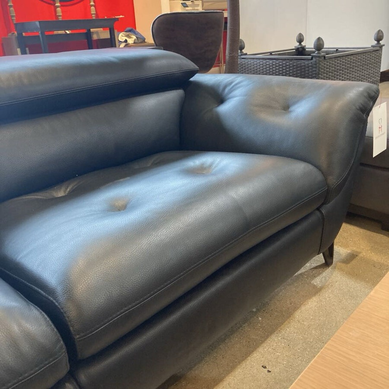 Roche Bobois Trajectoire Leather Power Recliner - image-7