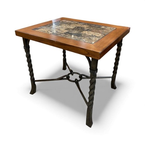 Used Medley Wood & Metal Side Table for sale on AptDeco