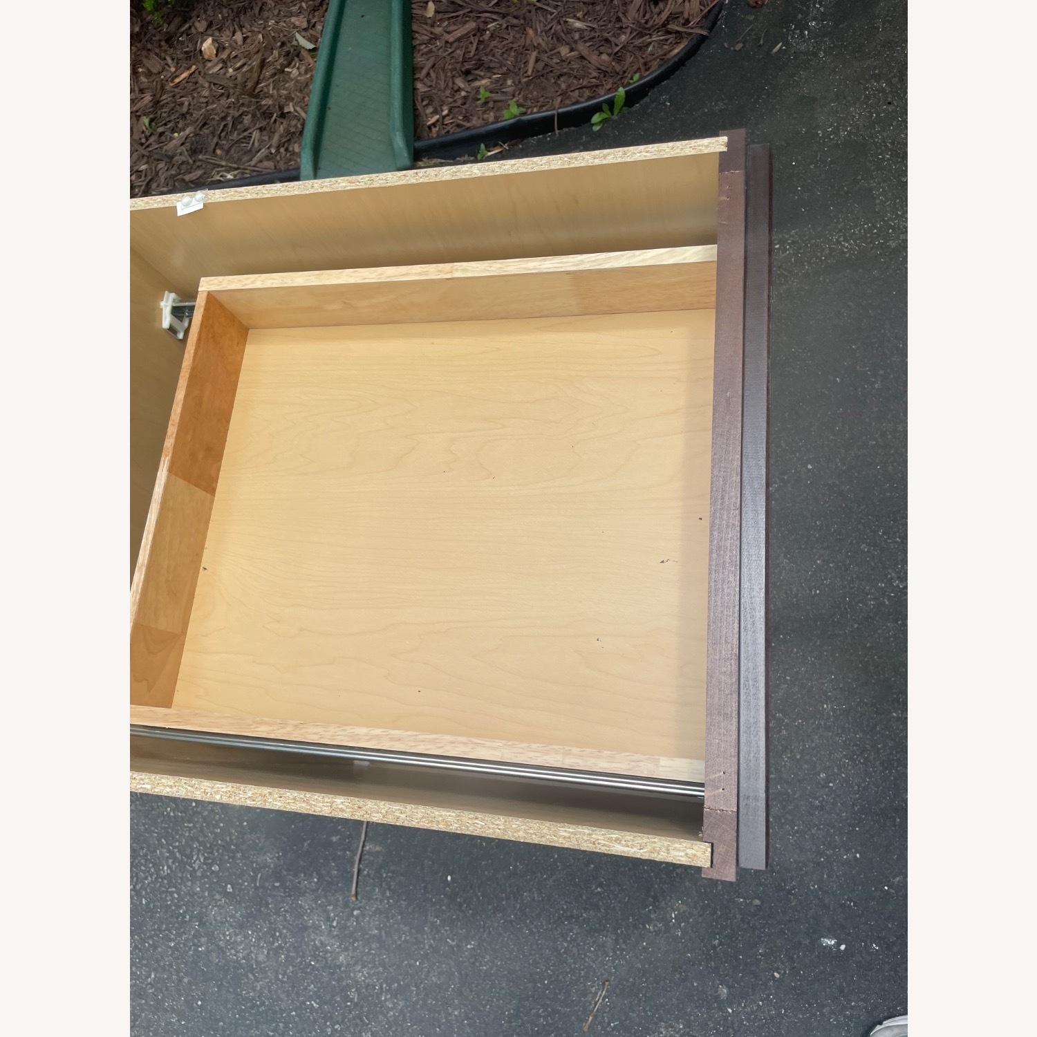 Dark Brown Wood Wall Shelf - image-4