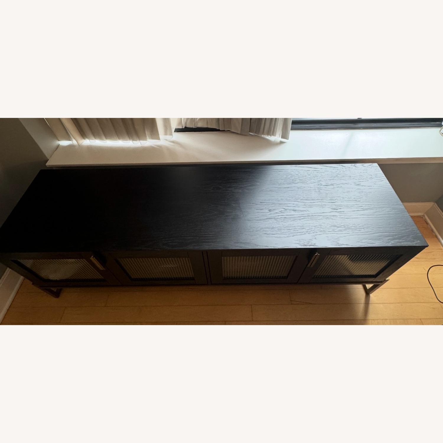 Article Oscuro Black Wood Media Storage - image-3