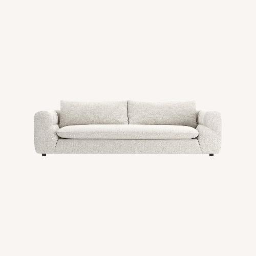 Used Crate & Barrel Cambria 96" Sofa White Pearl for sale on AptDeco