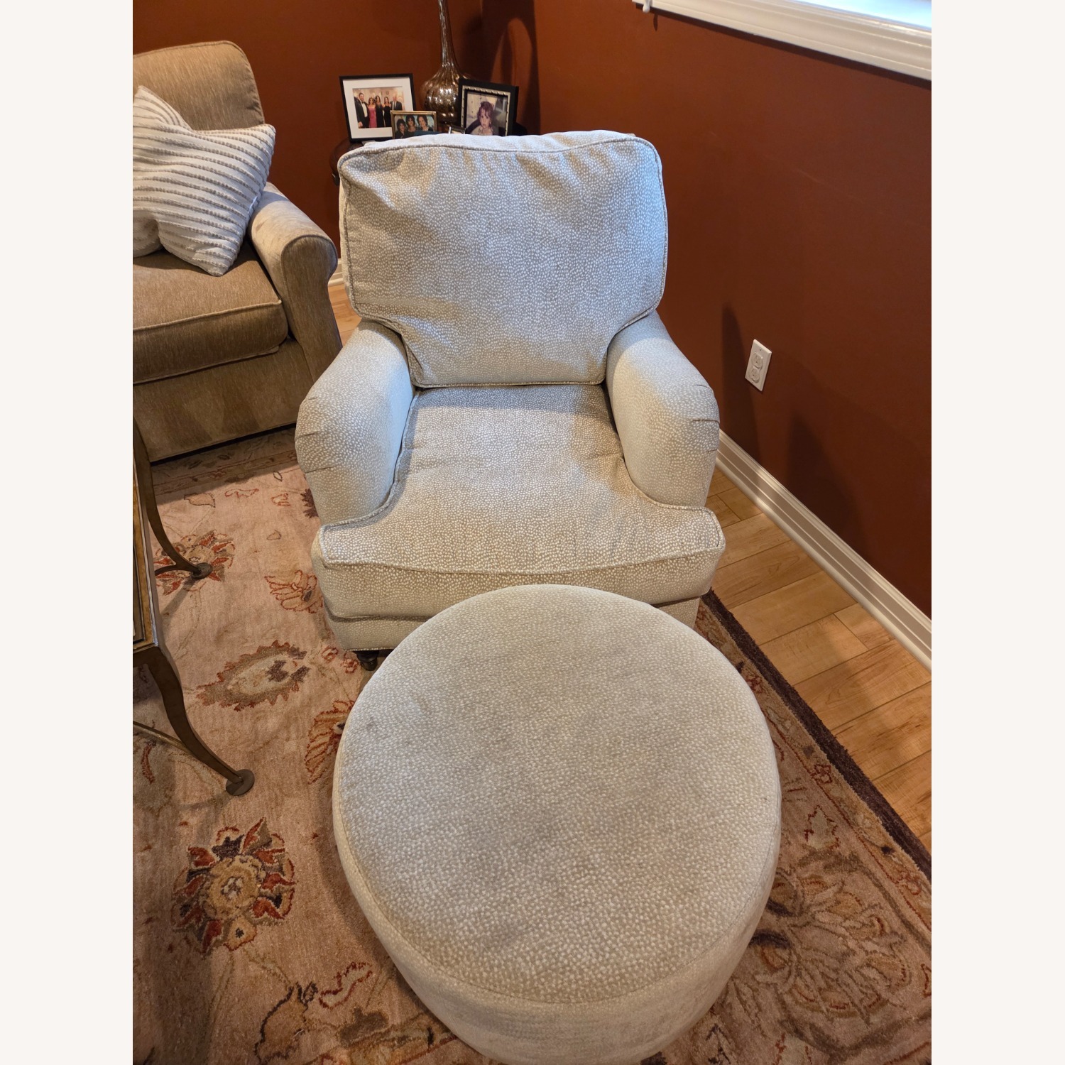 Chair and Ottoman - image-0