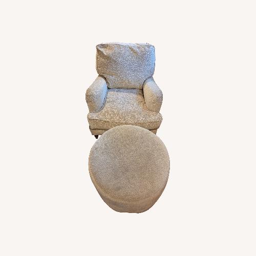 Used Chair and Ottoman for sale on AptDeco