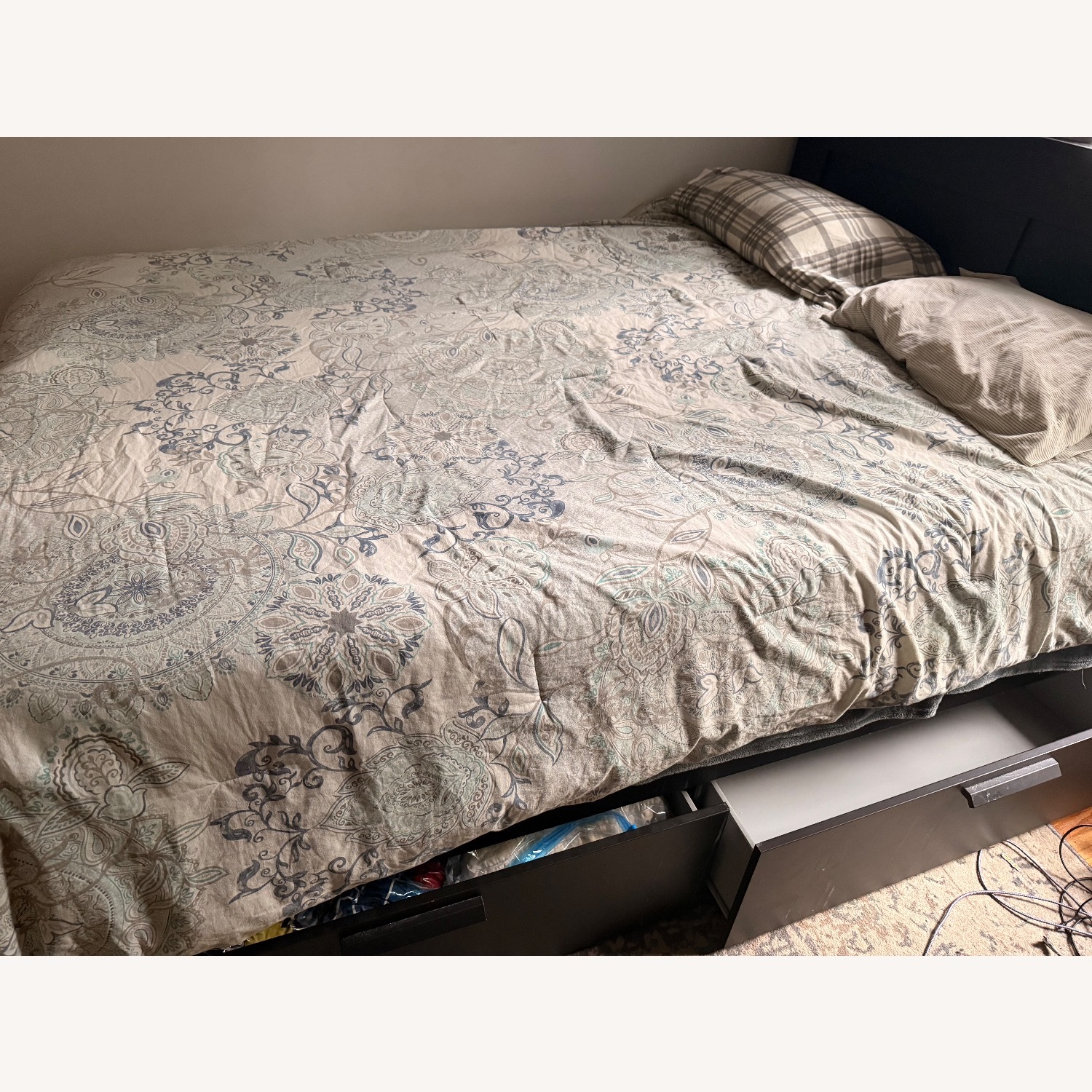 IKEA BRIMNES King Size Bed Frame - image-2
