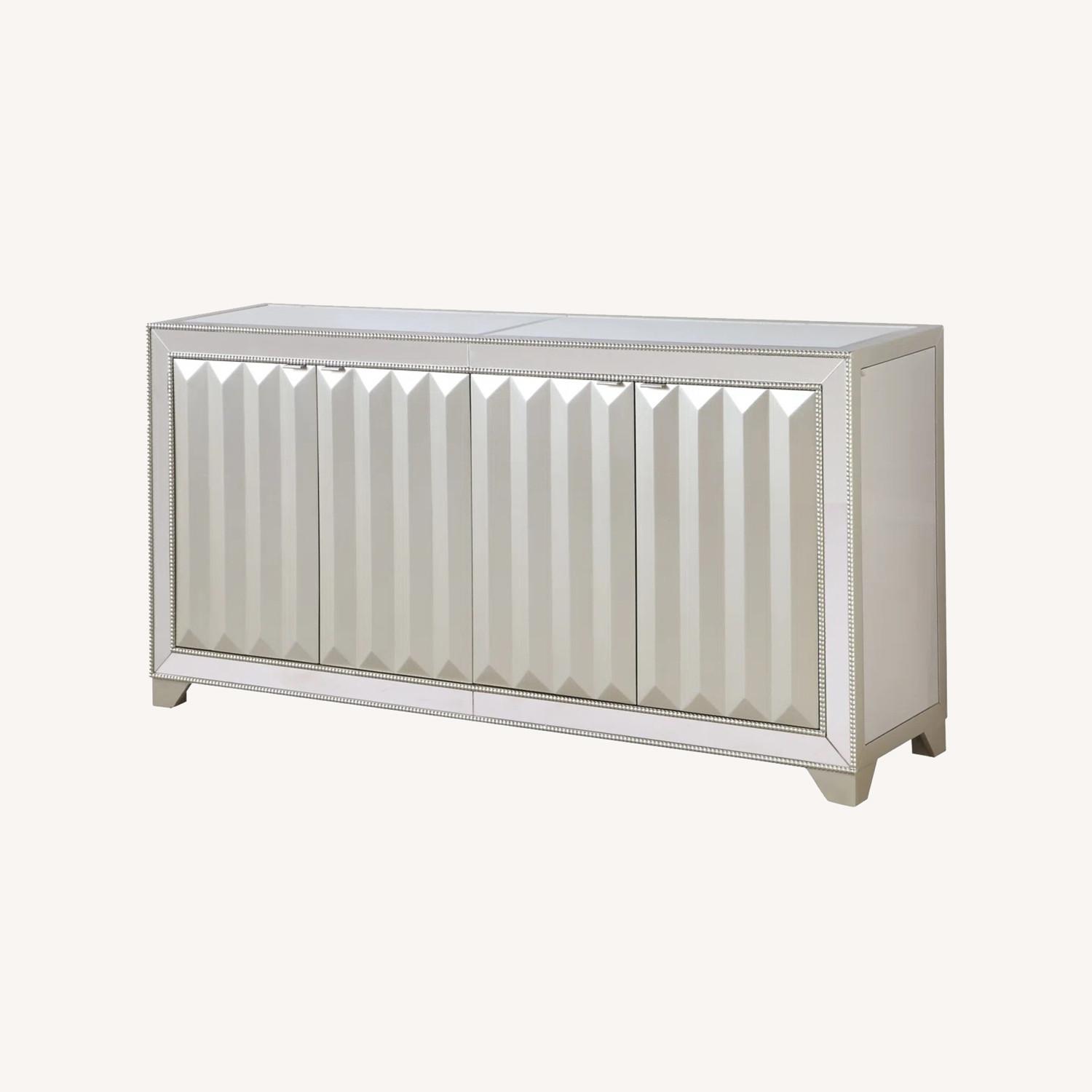 Wayfair Silver Mirrored Glass Sideboard - image-0