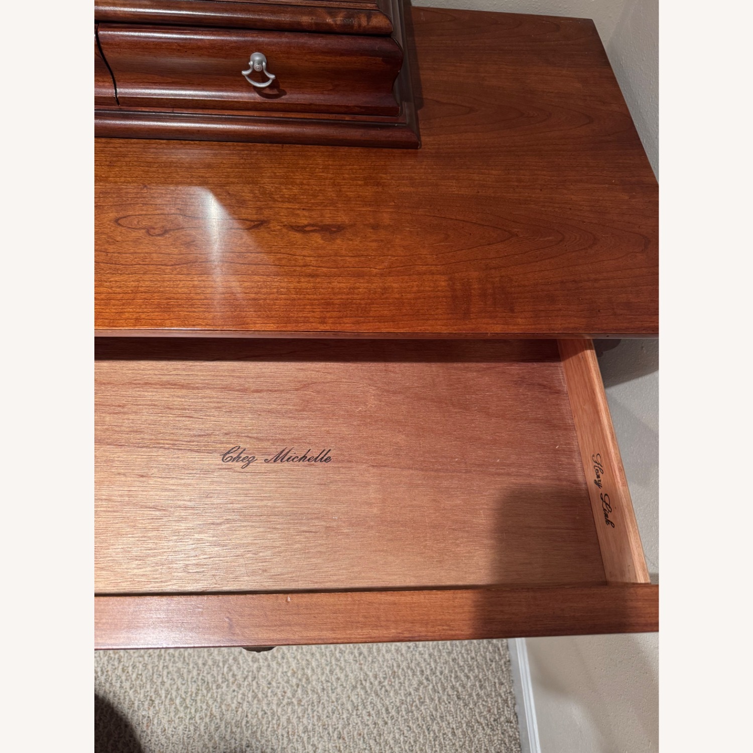 Lexington Furniture Dark Brown Wood Dresser - image-4