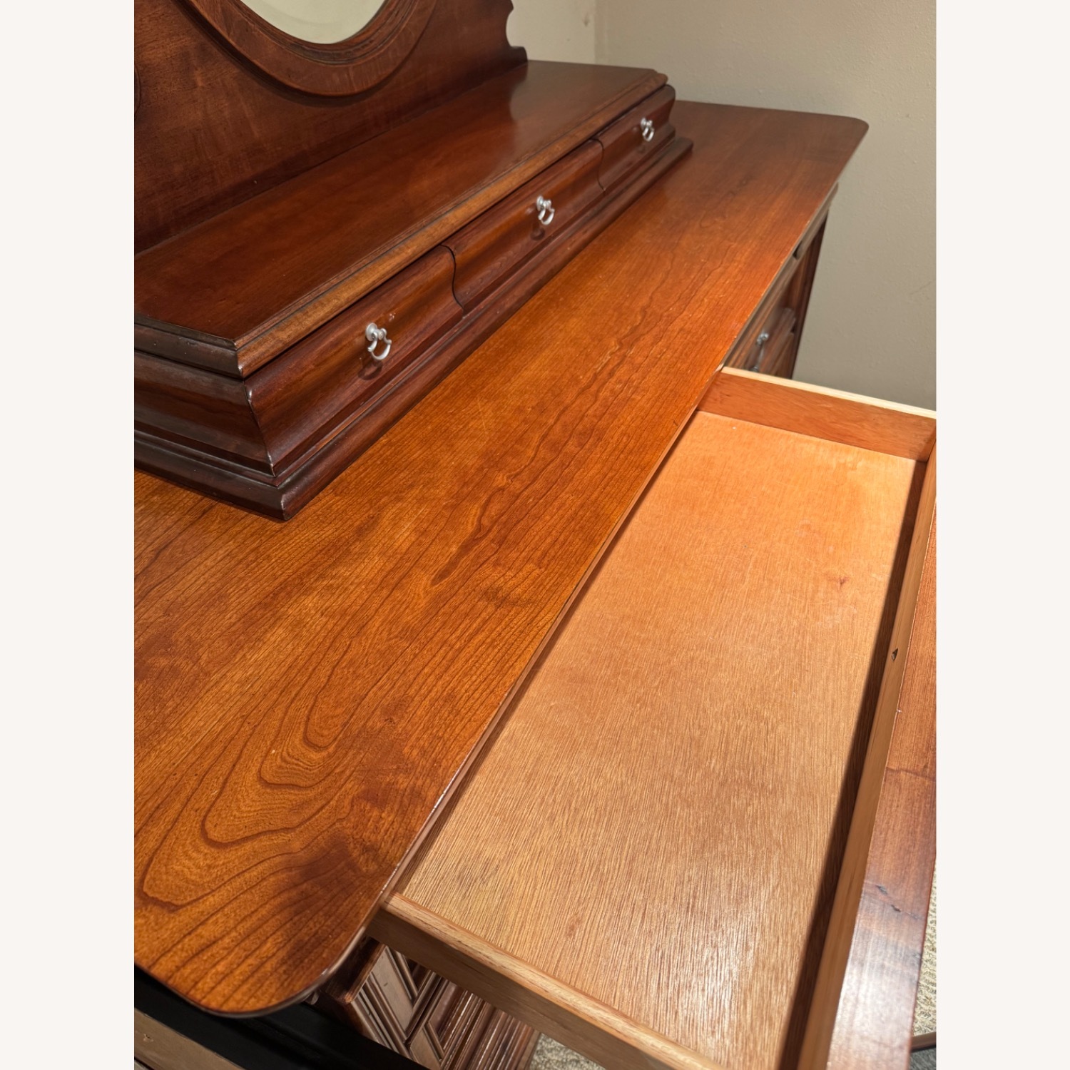 Lexington Furniture Dark Brown Wood Dresser - image-3