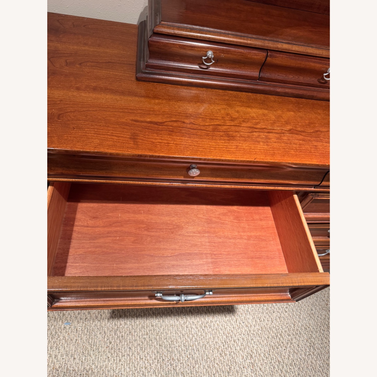 Lexington Furniture Dark Brown Wood Dresser - image-5