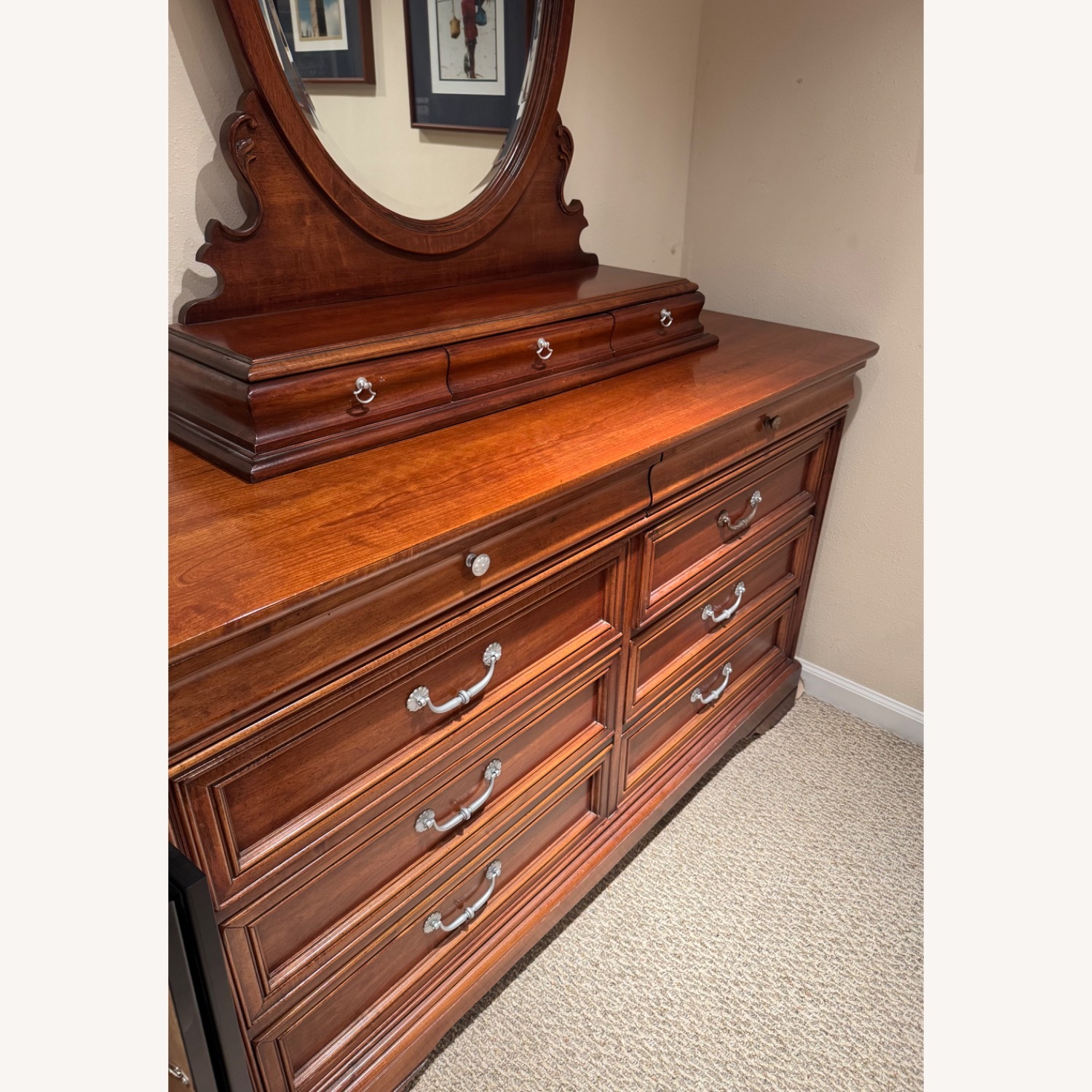 Lexington Furniture Dark Brown Wood Dresser - image-0