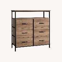 Dark Brown Wood Dresser