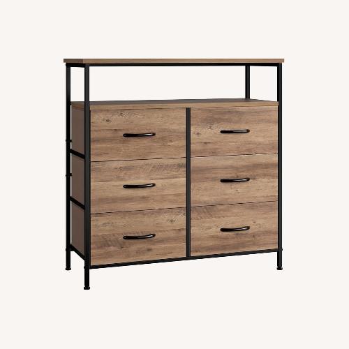 Used Dark Brown Wood Dresser for sale on AptDeco