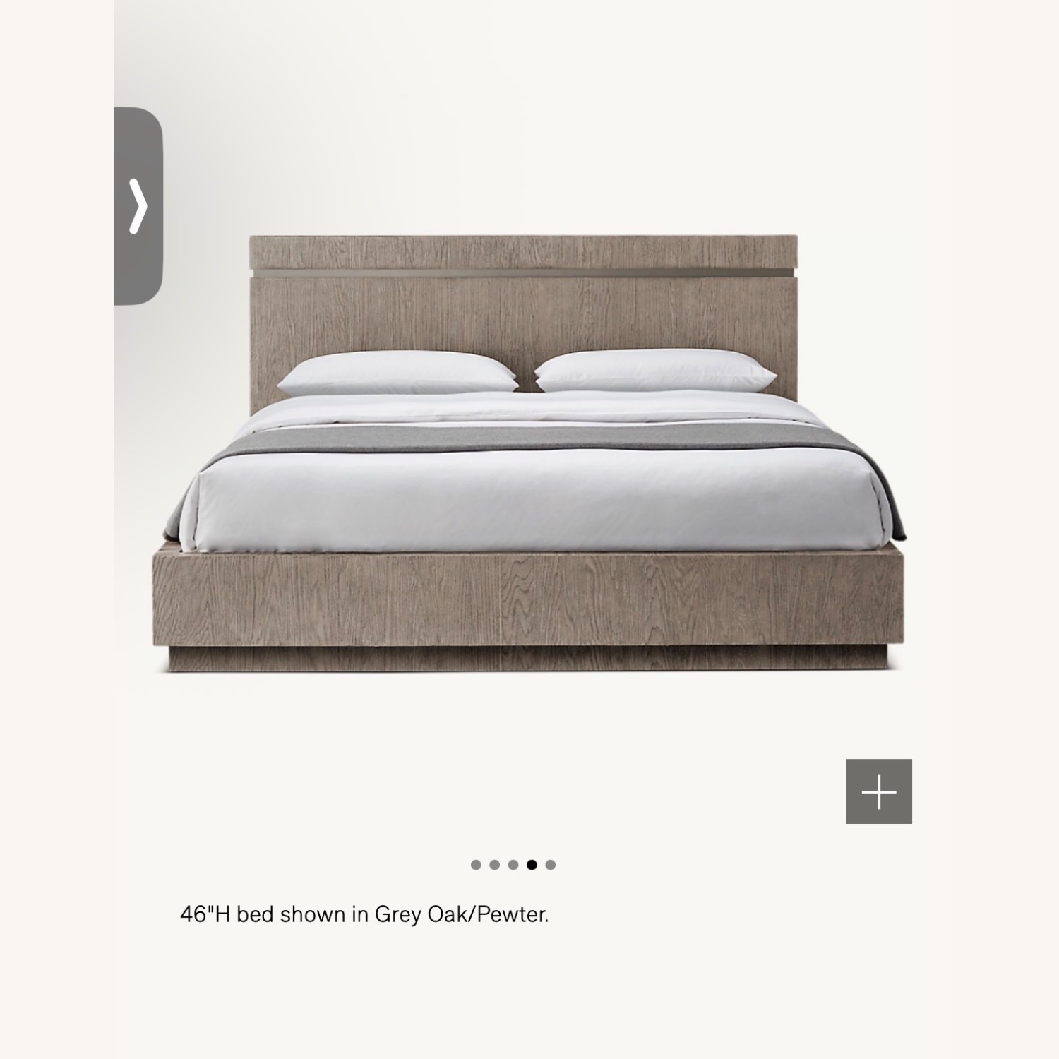 Restoration Hardware Bezier Wood King Bed - image-10