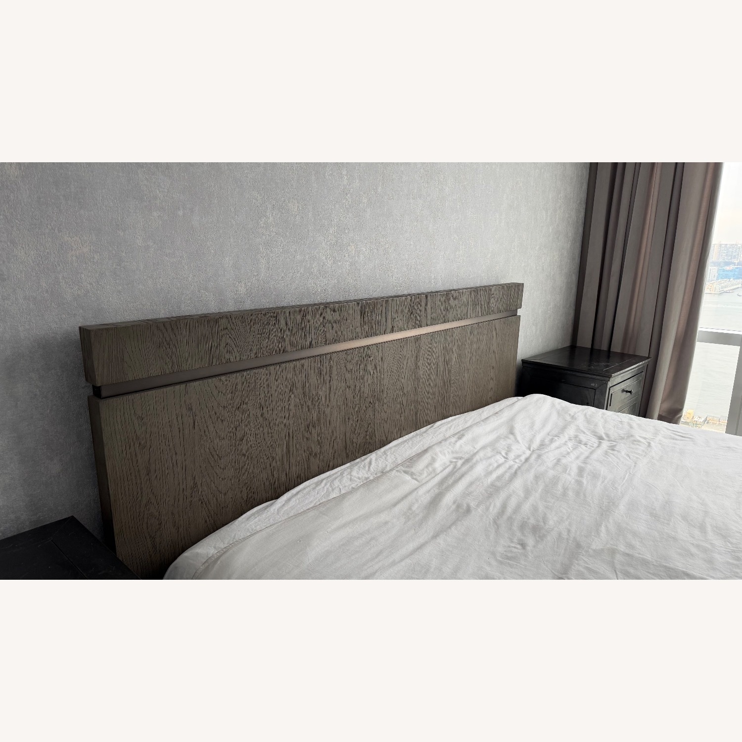 Restoration Hardware Bezier Wood King Bed - image-4