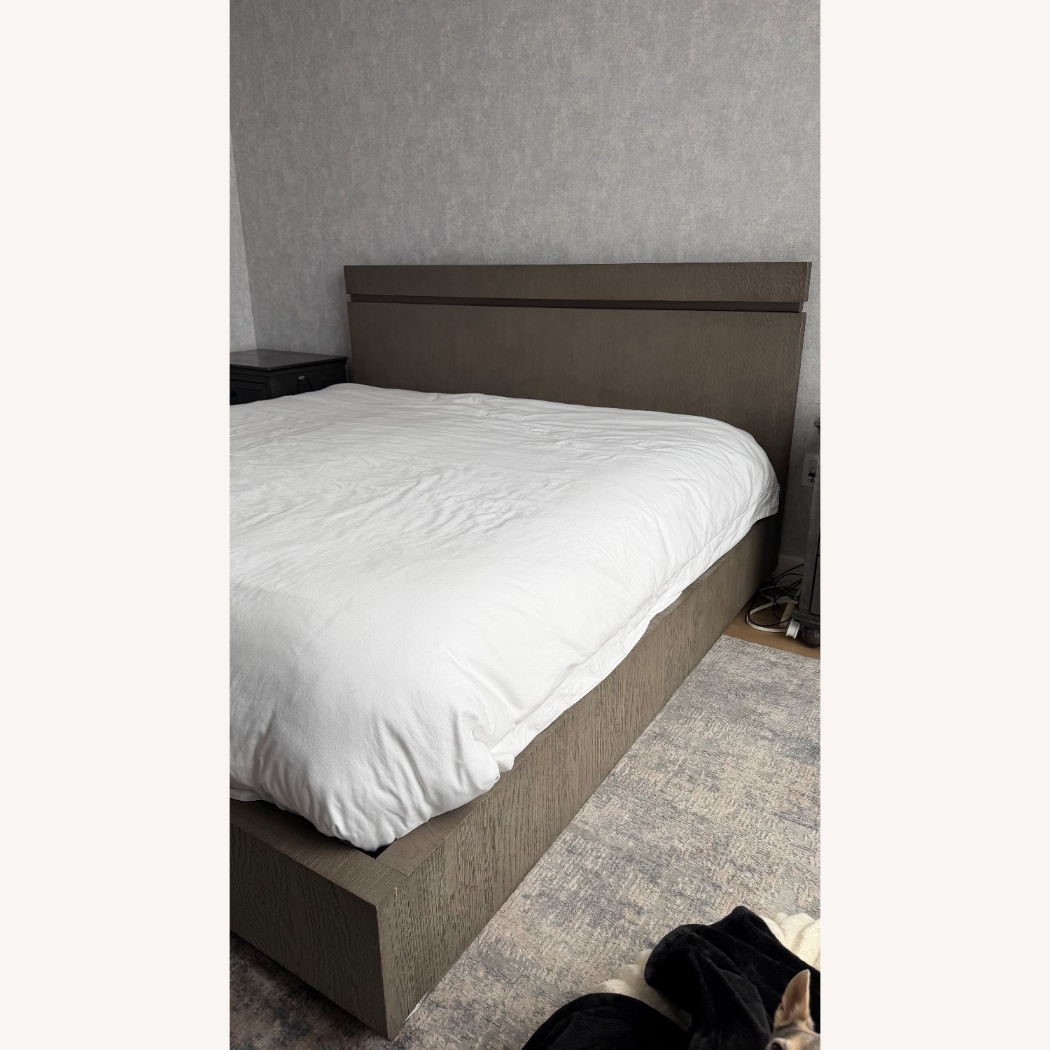 Restoration Hardware Bezier Wood King Bed - image-6