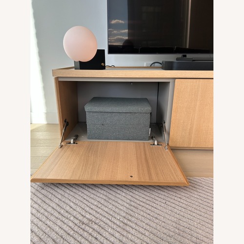 Used Ligne Roset Light Brown Wood Media Storage for sale on AptDeco