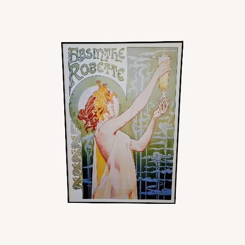 Used Vintage French Absinthe Robette Liquor Poster for sale on AptDeco