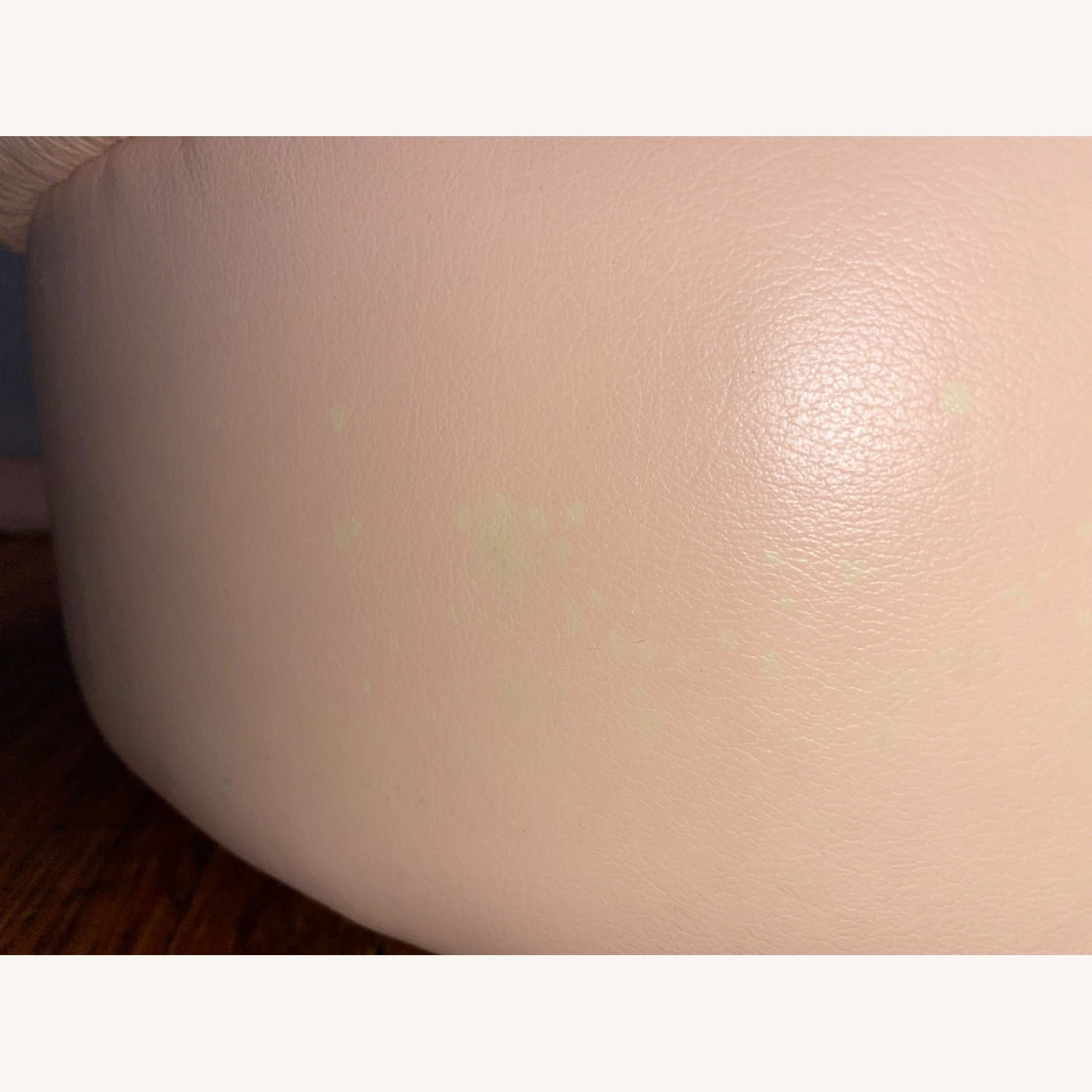 Peach Leather Sofa With Chaise - image-10