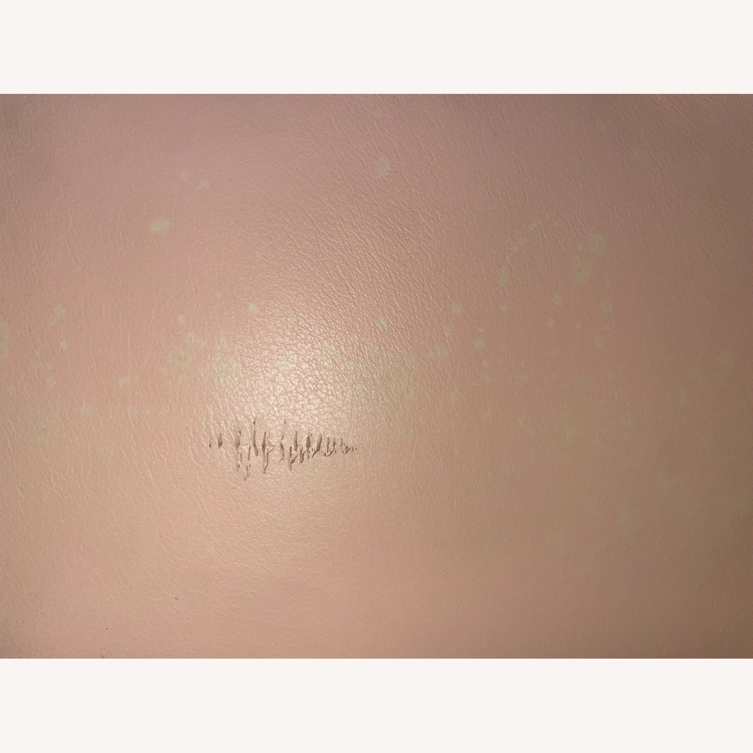 Peach Leather Sofa With Chaise - image-11